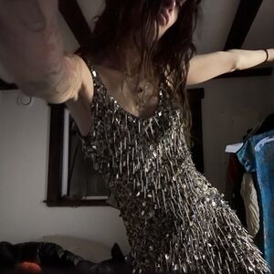 Badass Betsey Johnson Sequin Dress